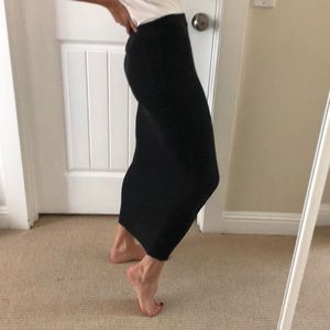 James Perse 100% cashmere maxi skirt